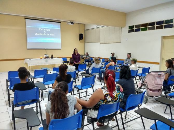 Beneficiários participam de palestra sobre Qualidade de Vida
