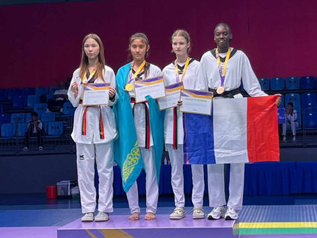 Taekwondo : la Châlettoise Aida Touré médaillée de bronze au Grand Slam de Chine