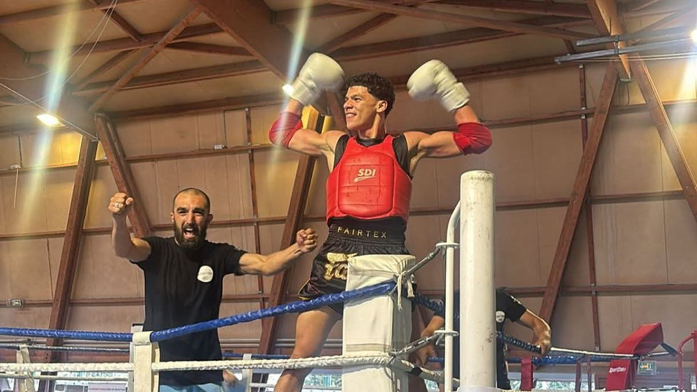 Muay-thaï : le jeune Châlettois Walid Maadani champion de France junior