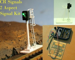 N Gauge 2 x 2 Aspect Signals Kit | CR Signals