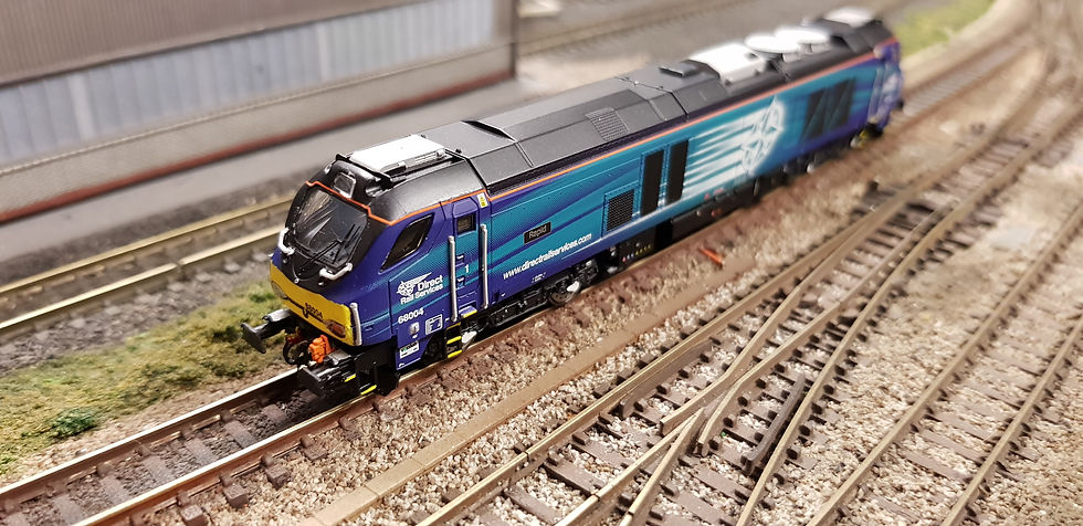 Thumbnail: 2D-022-008S Dapol N Gauge Class 68 'Rapid' DRS Compass Locomotive