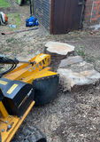 tree stump removal in wokingham with bennetts tree cares  stump grinder