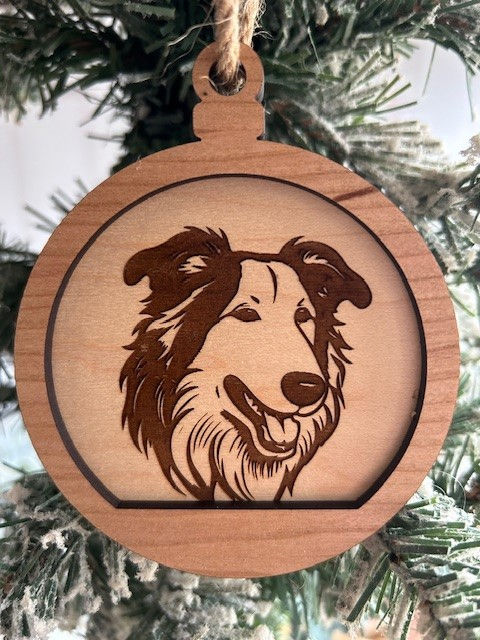 Collie Ornament