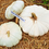 Thumbnail: Three Flat White Boer pumpkin.