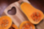 Thumbnail: Fresh cut Waltham Butternut squash.