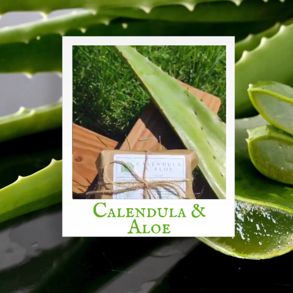 Miniatura: Calendula and Aloe soap promo video.