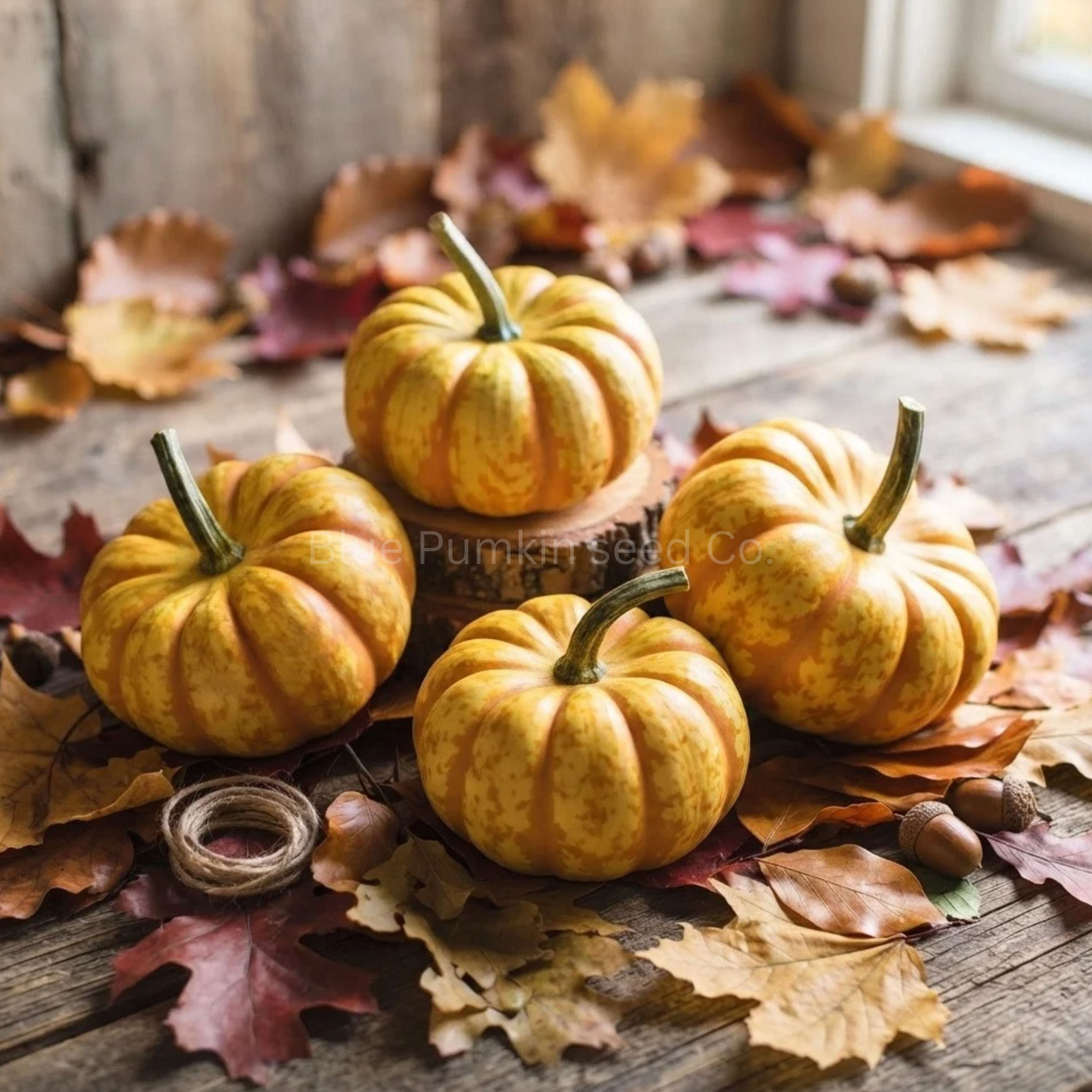 A few Spark F1 pumpkins in a fall setting.