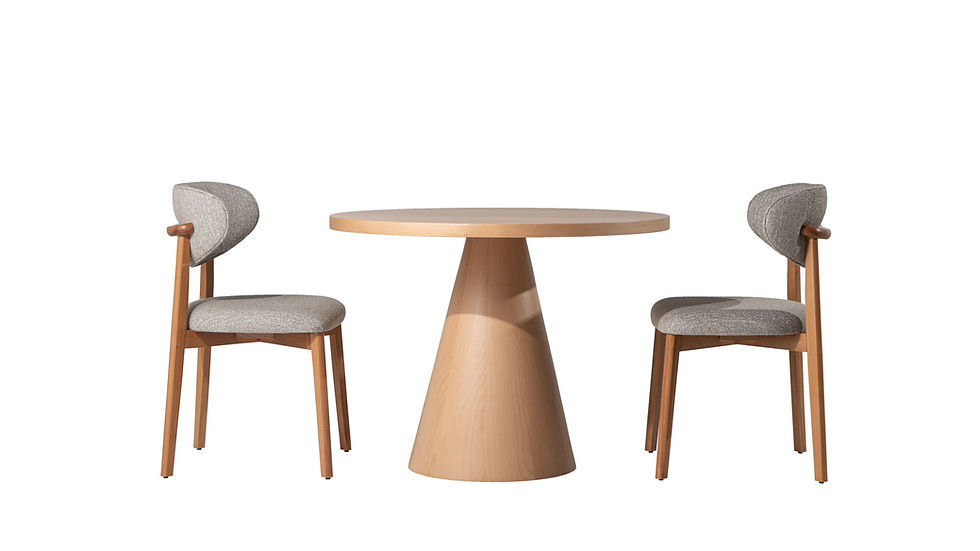 Thumbnail: Viola Beech Dining Table Replica