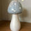 Thumbnail: Ceramic 18cm LED Mushroom/Toadstool Glow Lamp - Dove Grey