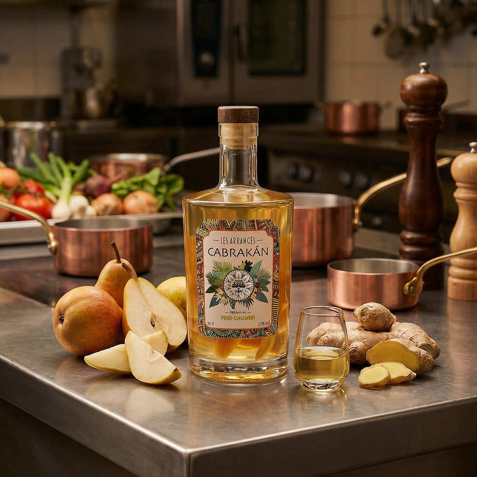 Miniature : Rhum Arrangé Poire-Gingembre
