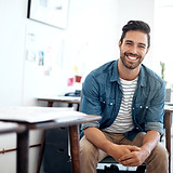 Handsome Smiling Man