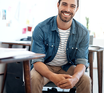 Handsome Smiling Man