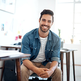 Handsome Smiling Man