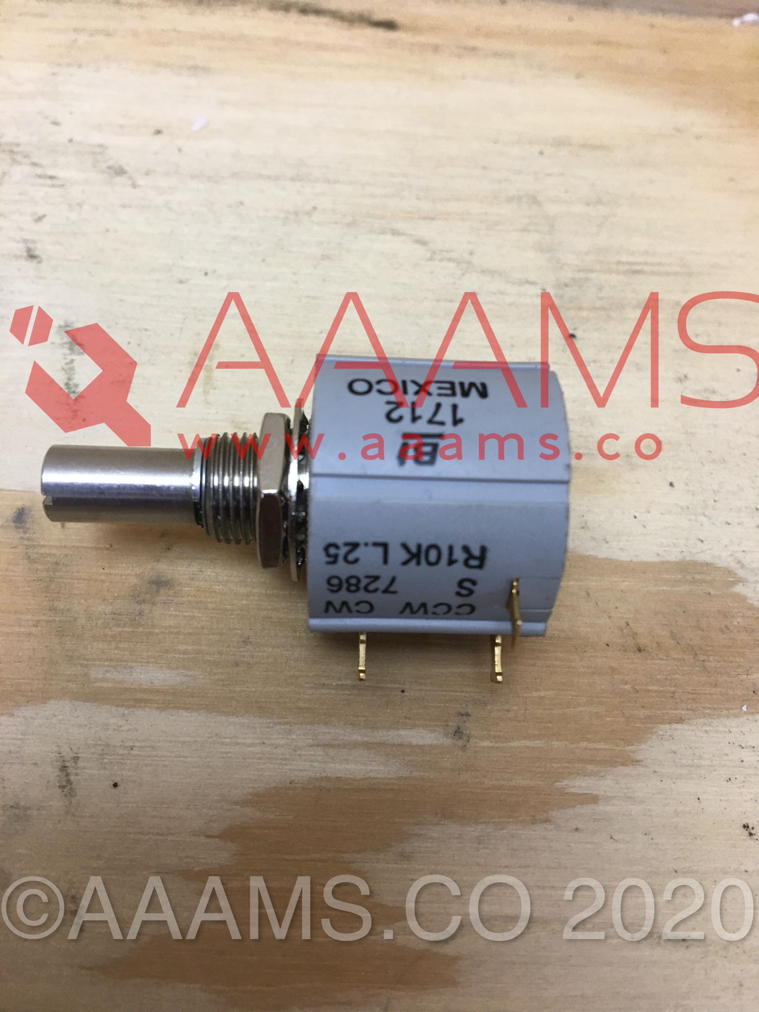 POTENTIOMETER BECKMAN 7286 10k 71.186.5172 NEW