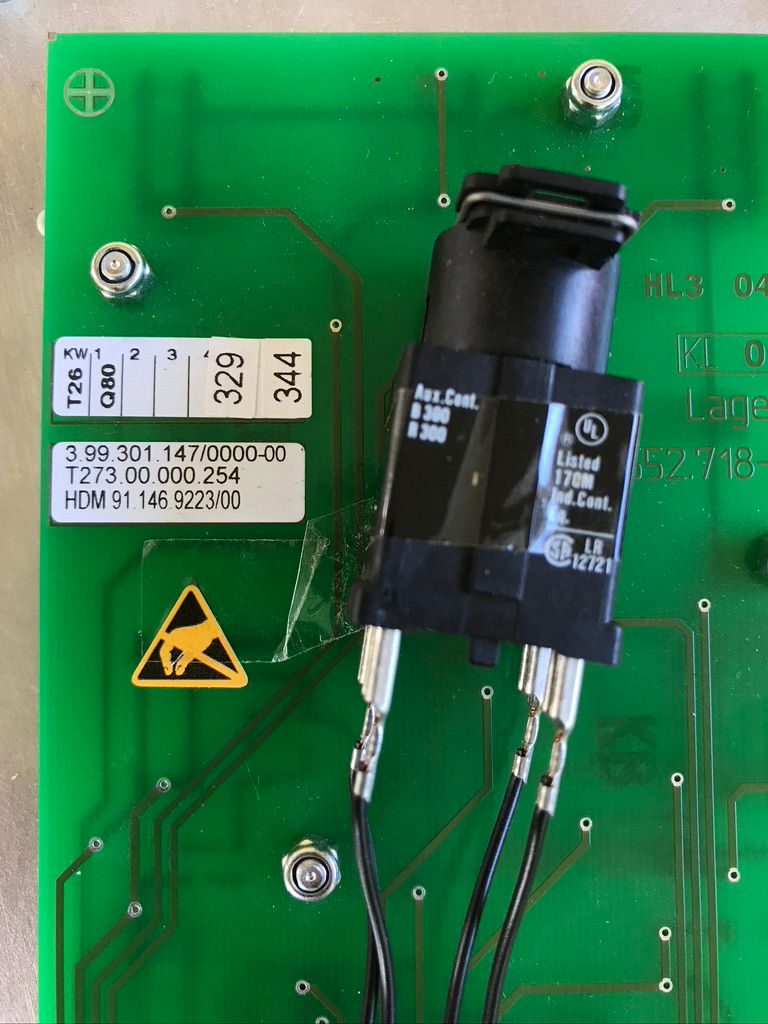 Thumbnail: INSTRUCTION PLATE 12ER LW-BED. 91.146.9223/00 NEW EXCHANGE