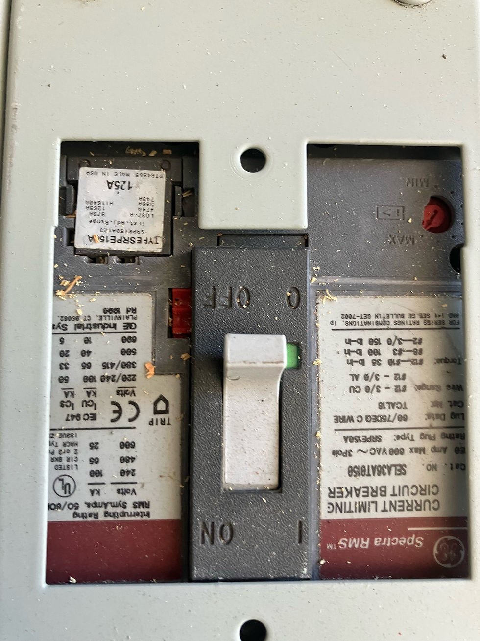 Thumbnail: GE Spectra Series APNB Bolt-On Style Panelboard 1200A, 480V AC, 3PH 3W