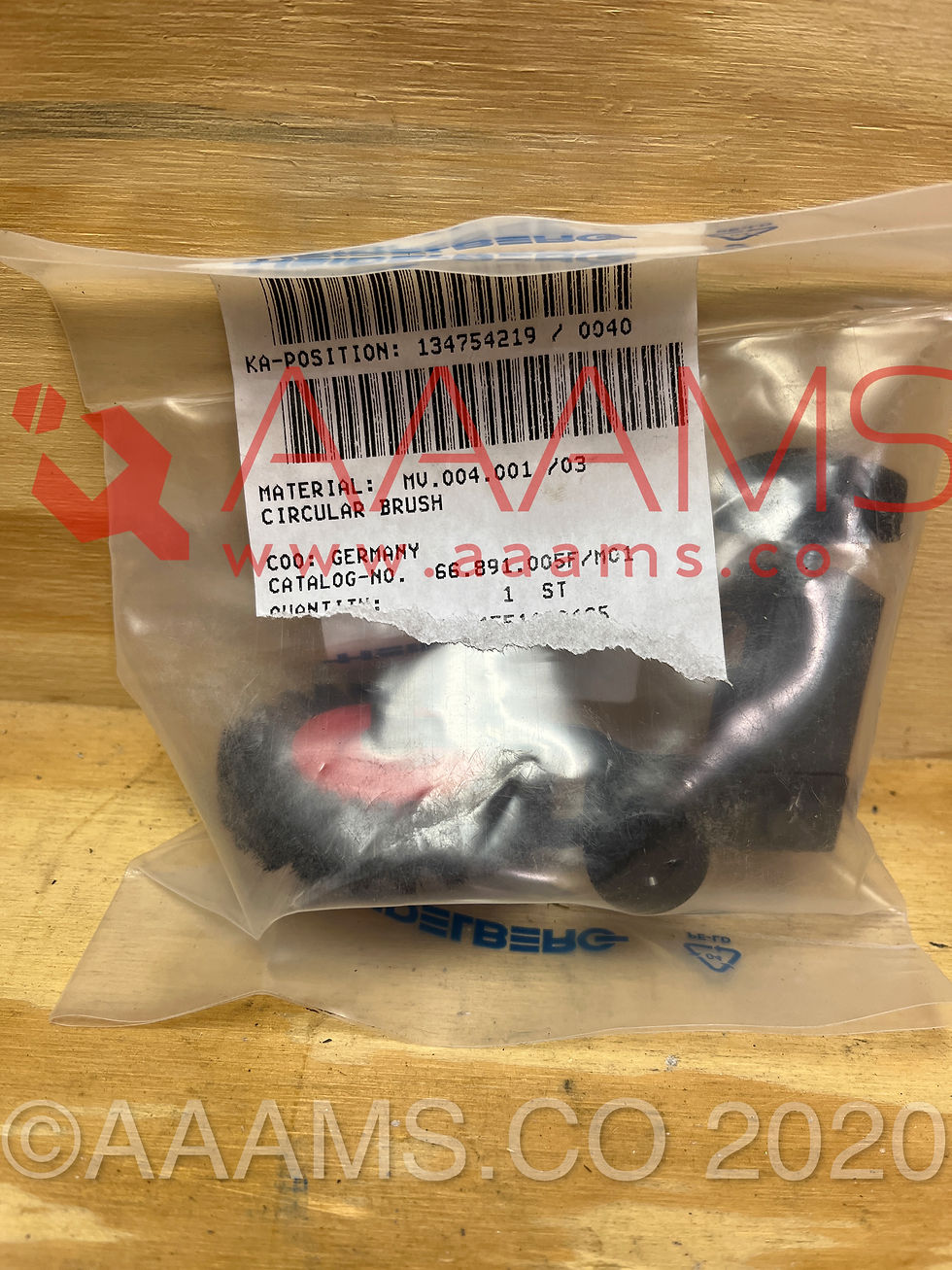 Thumbnail: RUBBER ROLLER     MV.003.856/02     NEW