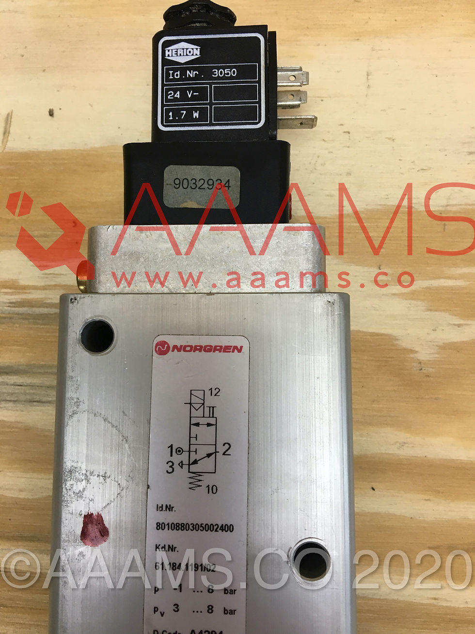 Thumbnail: SOLENOID VALVE 61.335.004 61.184.1191/02 NEW