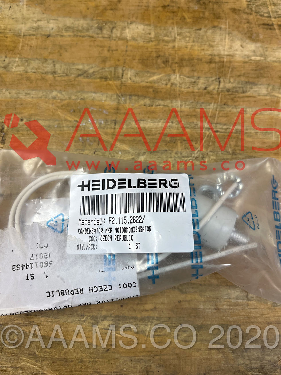 Thumbnail: CAPACITOR MKP     F2.115.2622     NEW