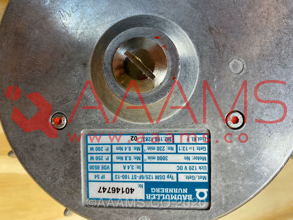 Thumbnail: GEARED MOTOR M2.198.1283/02 NEW EXCHANGE