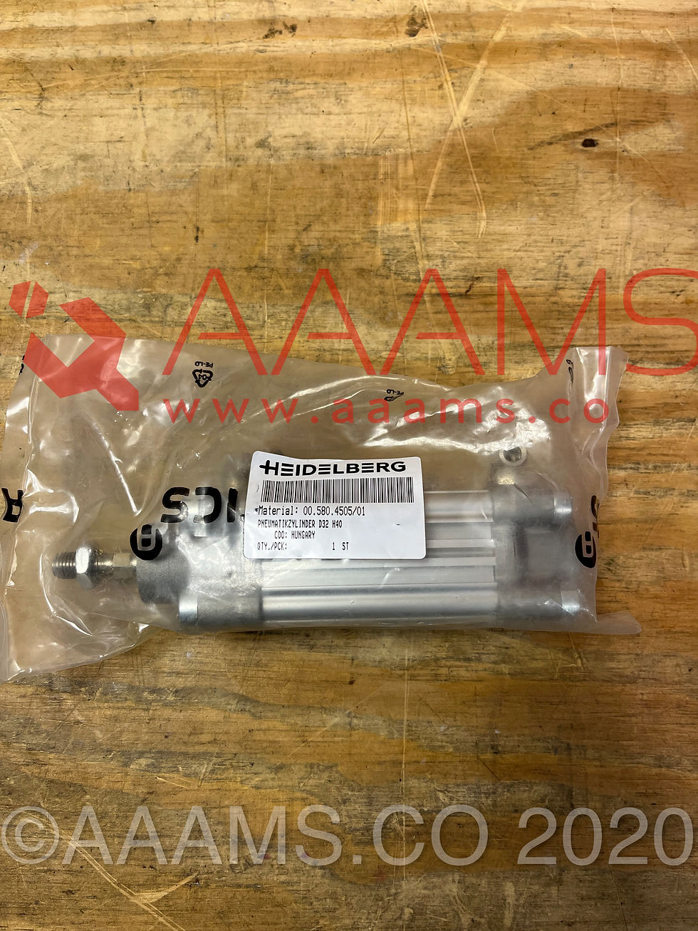 Thumbnail: PNEUMATIC CYLINDER D32 H40     00.580.4505/01     NEW