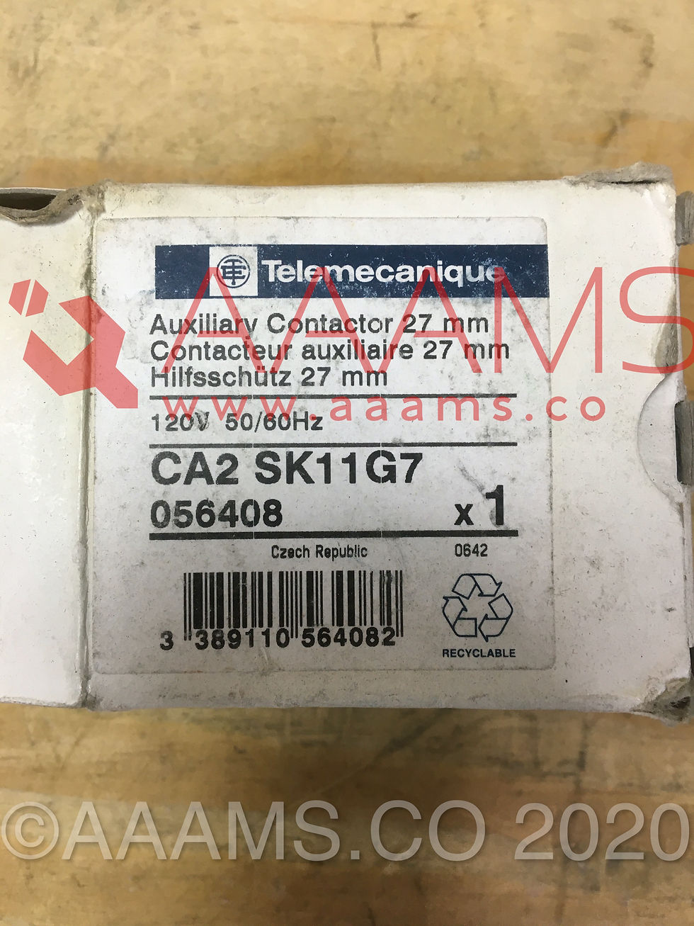 Thumbnail: Telemecanique MINI CONTROL RELAY 120V 50/60hz     CA2SK11G7     NEW