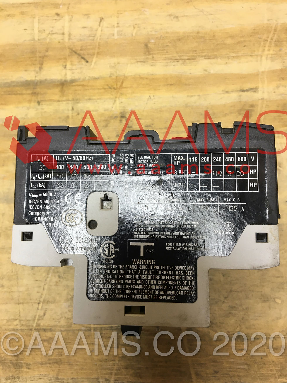 Thumbnail: MOTOR CIRCUIT BOARD PKZMO-10     91.144.3991     USED