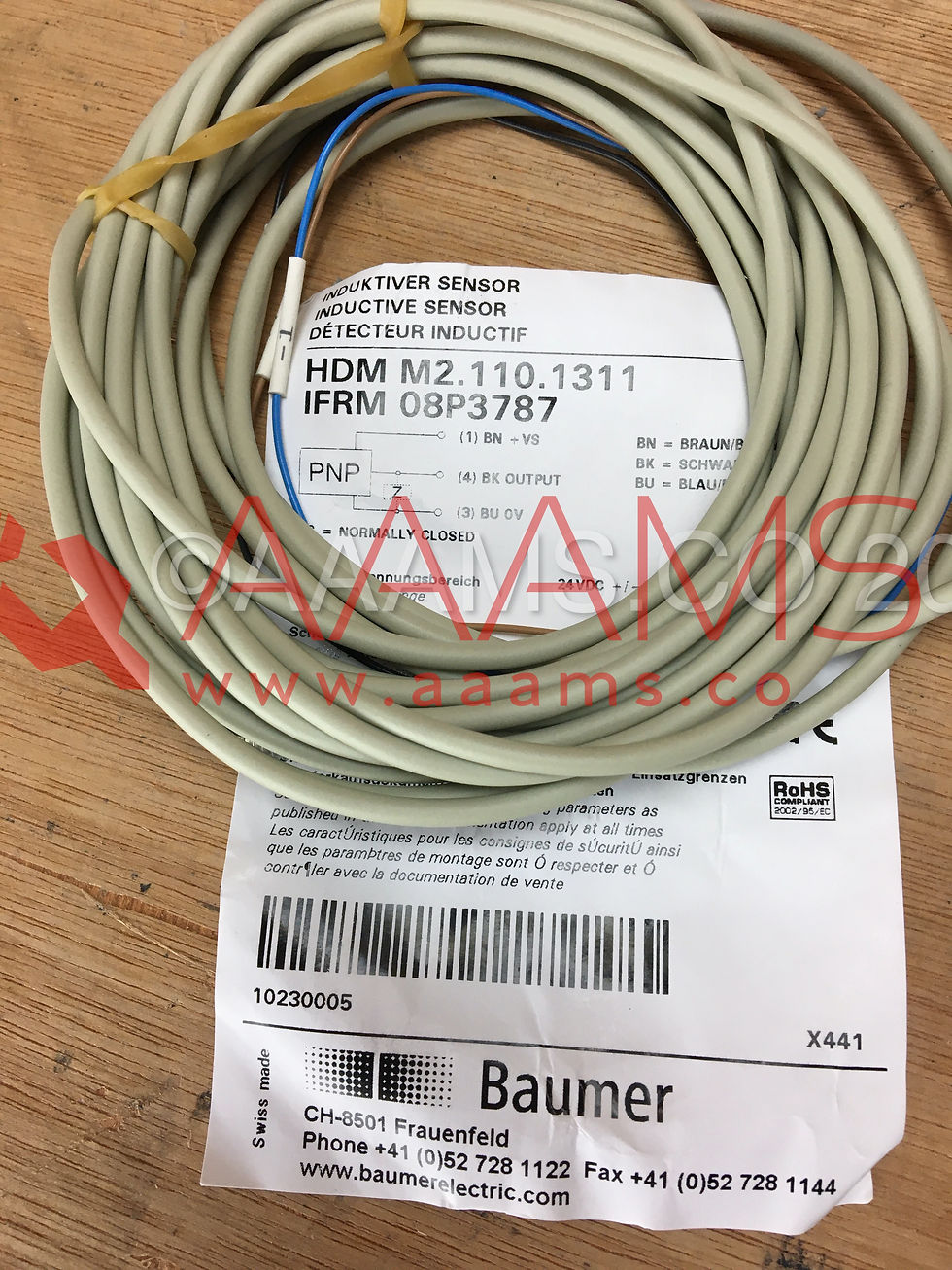 Thumbnail: SENSOR INDUCT SWIT PROX M2.110.1311 NEW