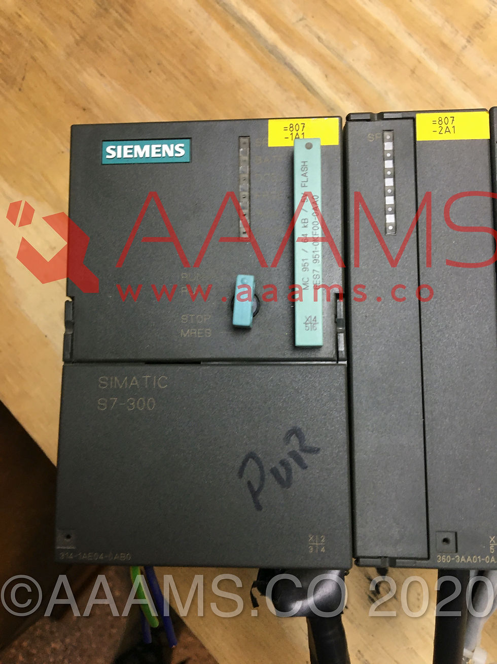 Thumbnail: SIEMENS SIMATIC S7-300 314-1AE04-0AB0 USED