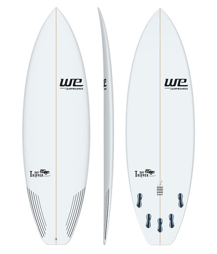 Day Tripper wesurfboards prancha de surf branca dia a dia