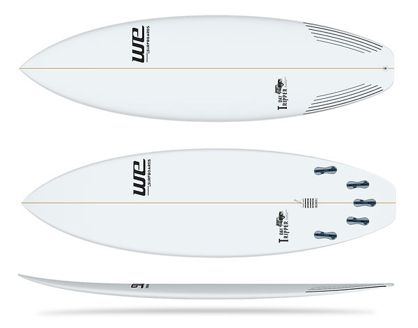 Day Tripper wesurfboards prancha de surf branca dia a dia