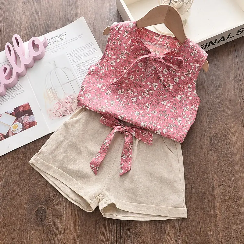Thumbnail: Sleeveless Vest Shorts 2Pcs/Sets