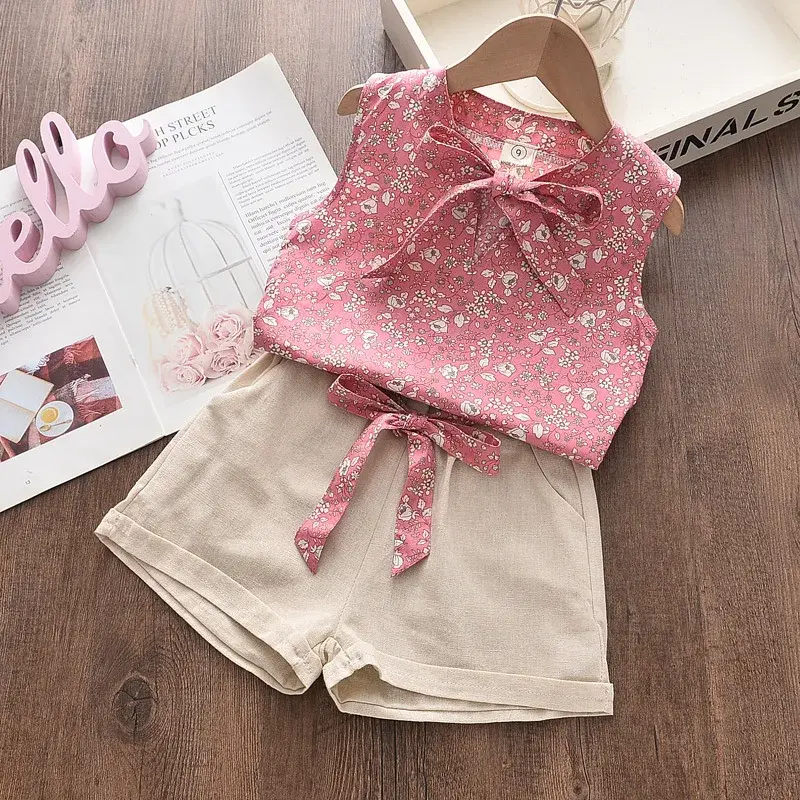 Thumbnail: Sleeveless Vest Shorts 2Pcs/Sets