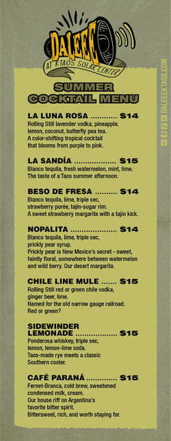 KTAOS Summer coktails