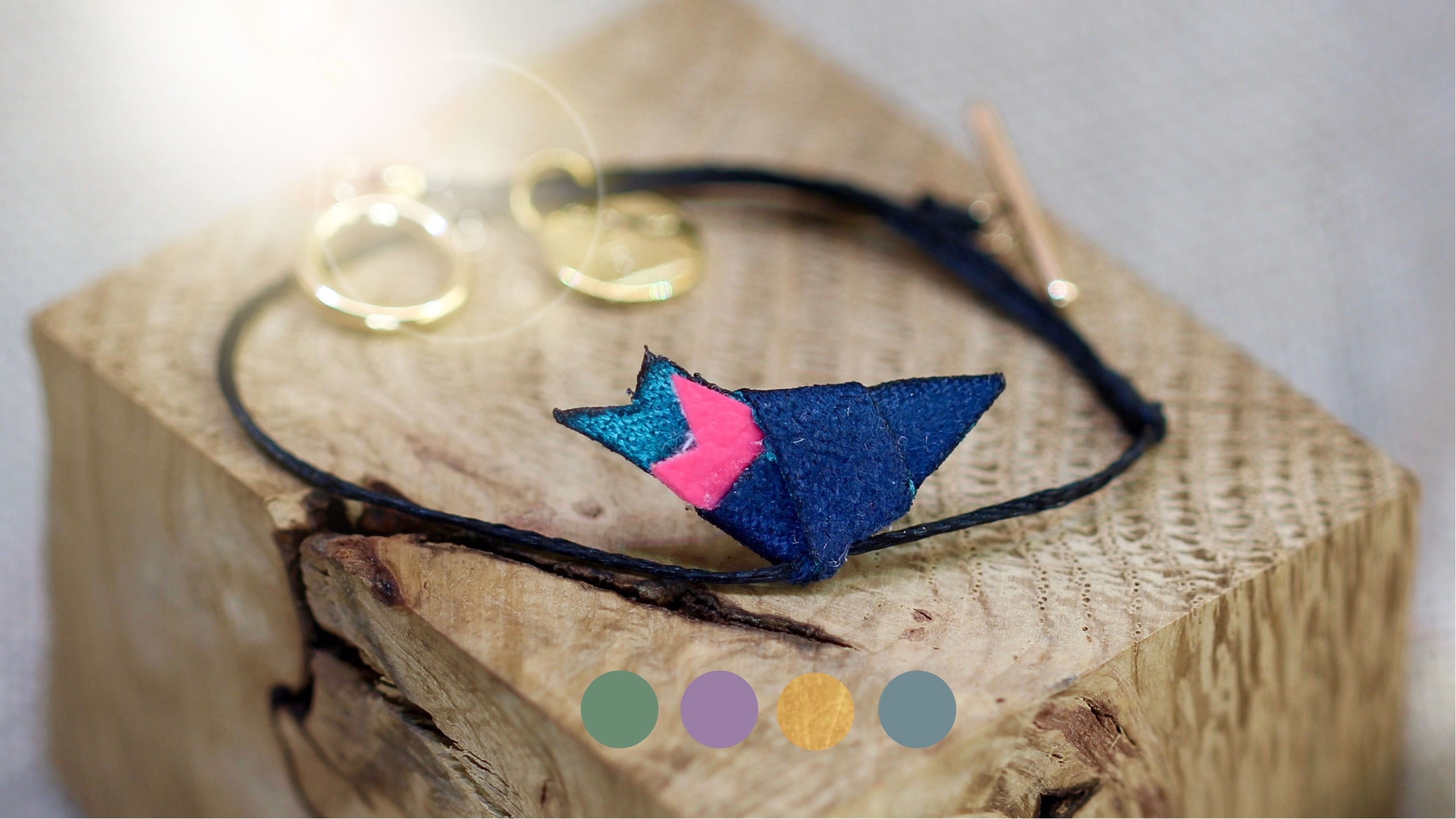 Armband Elbvogel Blau