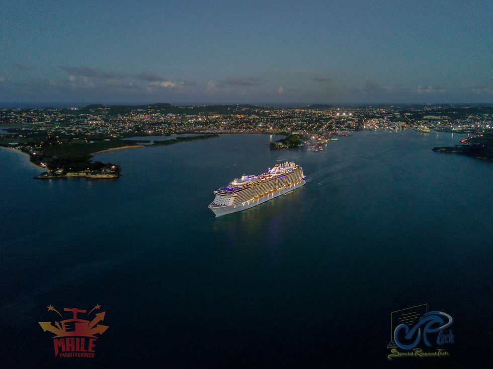ANTHEM OF THE SEAS DEPARTS ANTIGUA