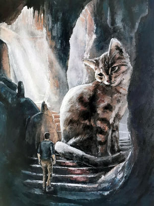 La Salida 2 es una pintura al óleo