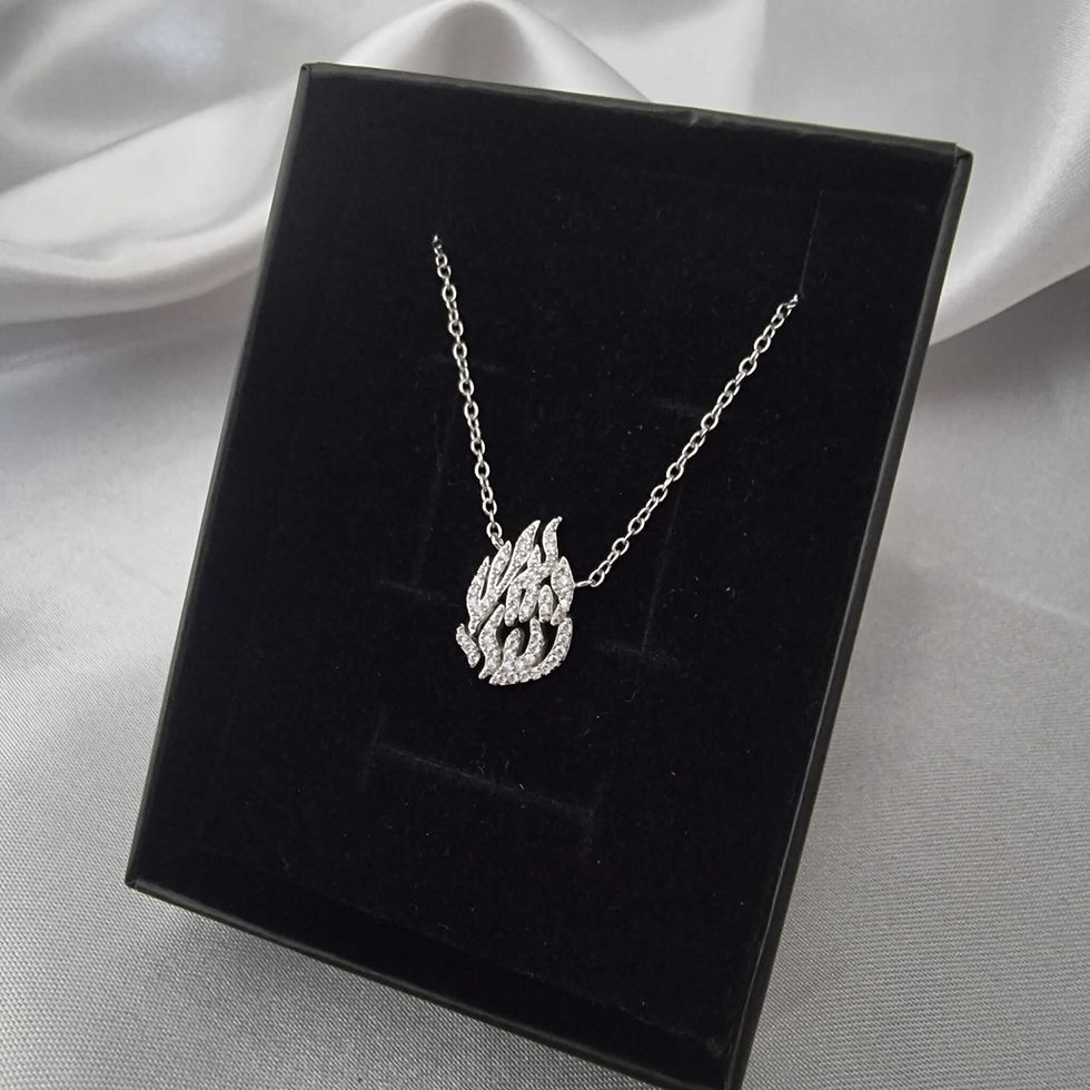 תמונה ממוזערת: שרשרת כסף האש שלי שיבוץ זרקונים