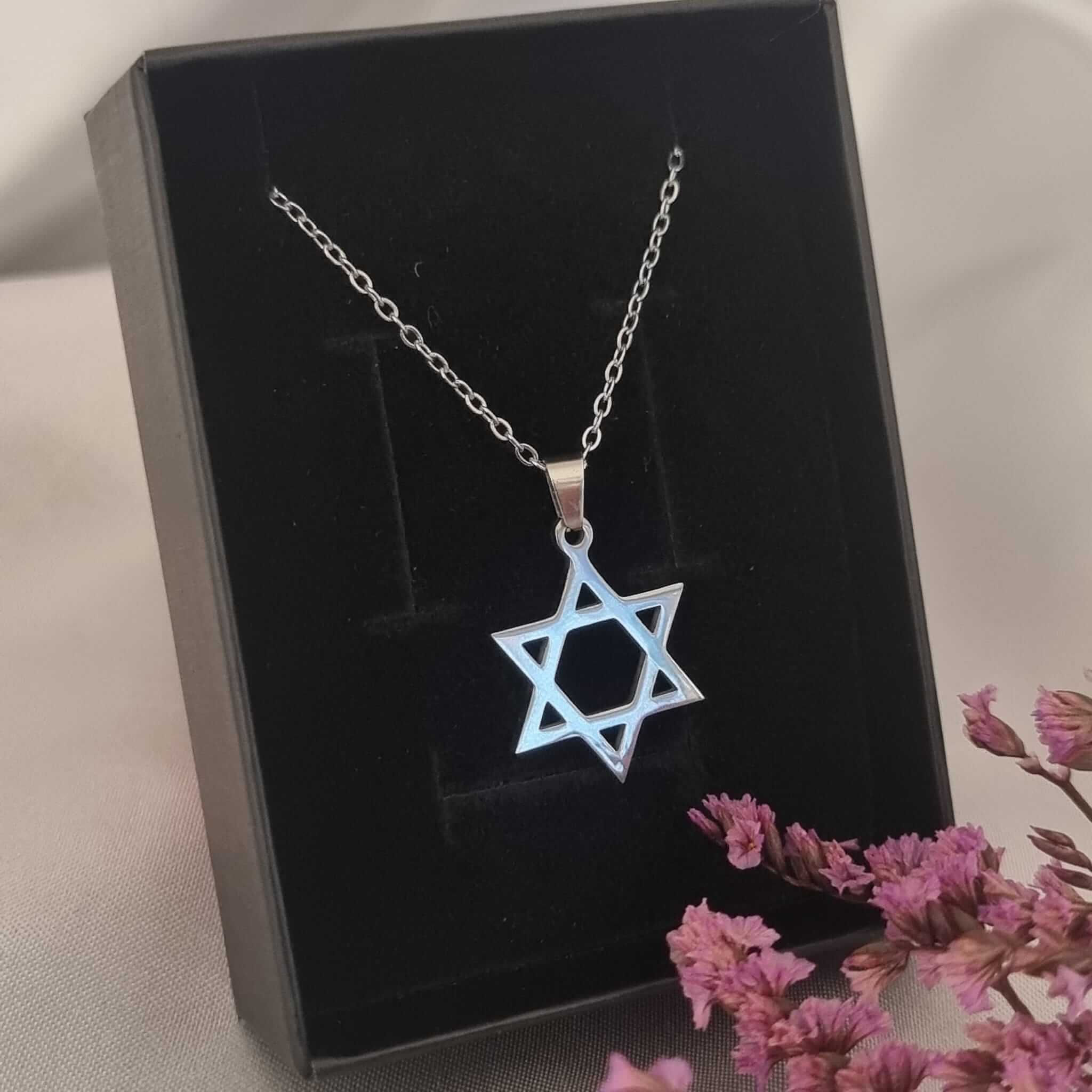 שרשרת מגן דוד כסף סטיל