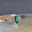 תמונה ממוזערת: emerald ring with real diamonds 14k gold
