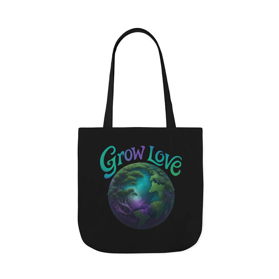 Thumbnail: Rooted in Love: Grow Love Edition Canvas Tote Bag