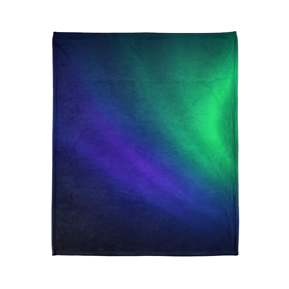 Thumbnail: Starlit Tides Soft Polyester Blanket