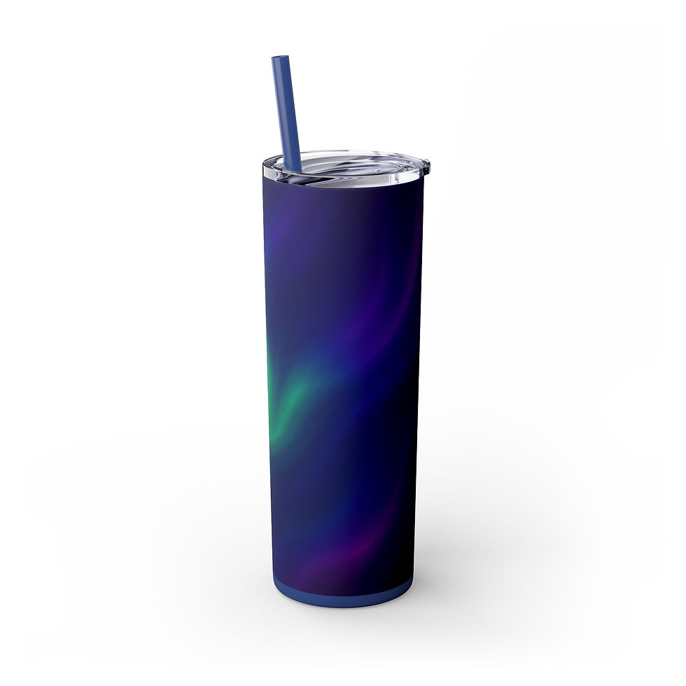 Thumbnail: Electric Aurora Skinny Tumbler, 20oz