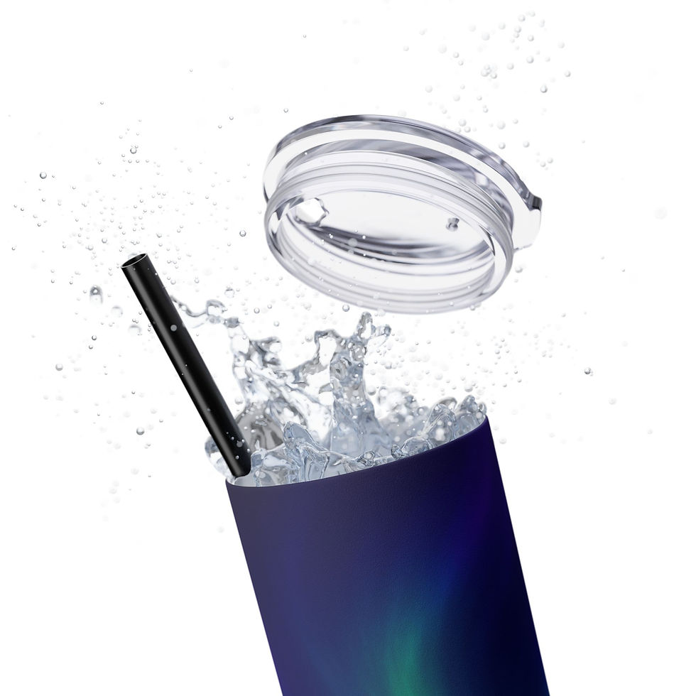 Thumbnail: Electric Aurora Skinny Tumbler, 20oz