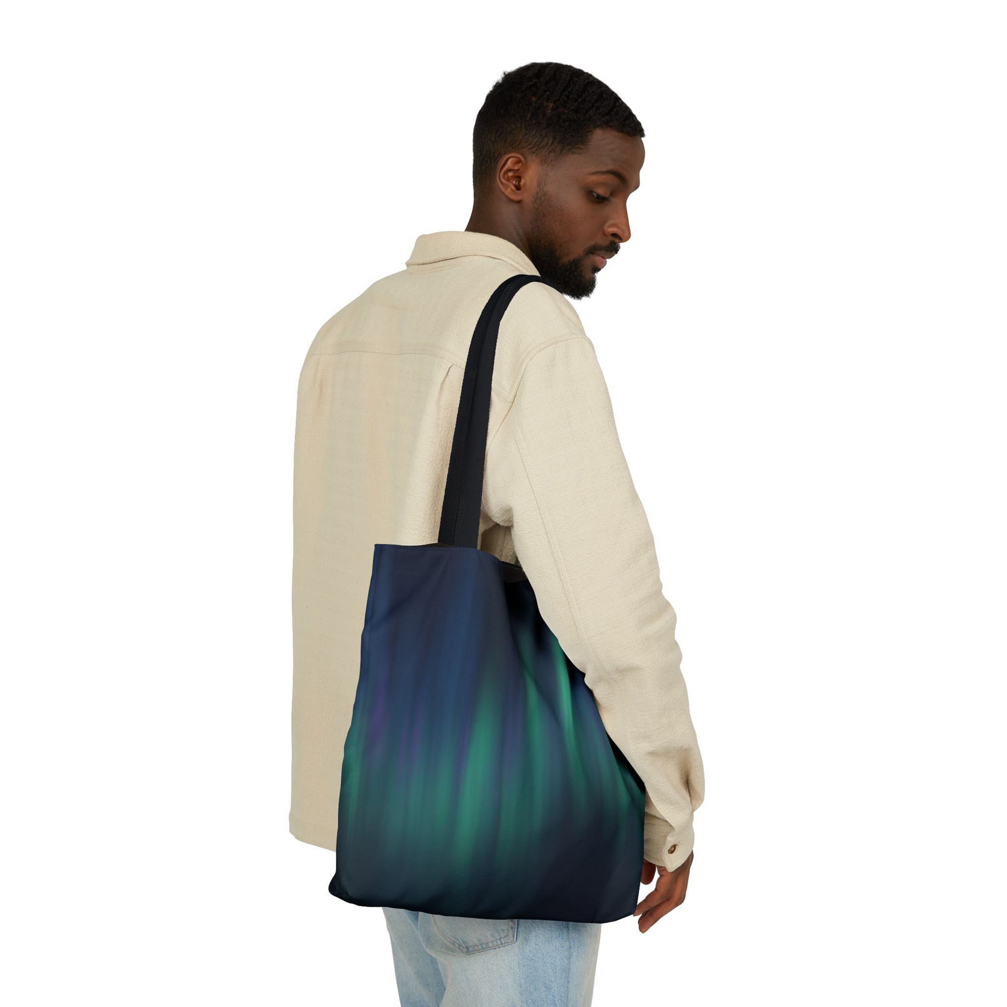 Aurora Veil Canvas Tote Bag