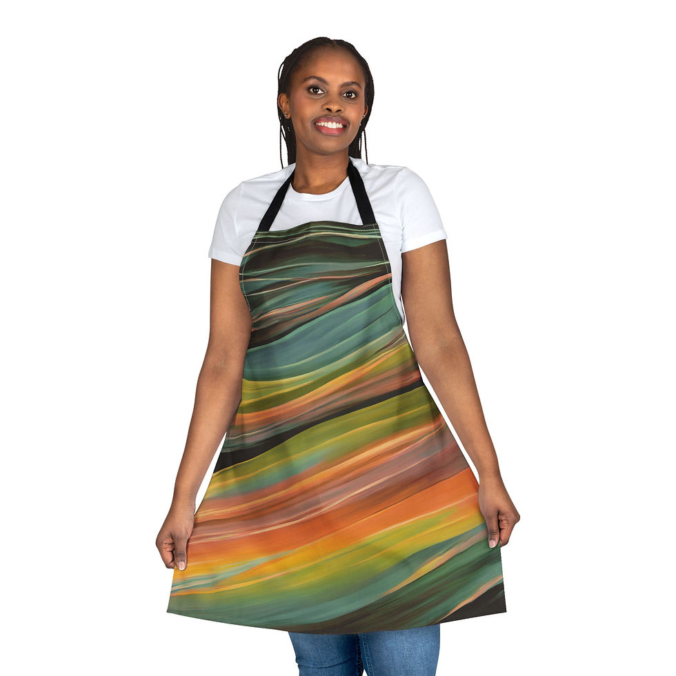 Vintage Wave Chef's Apron