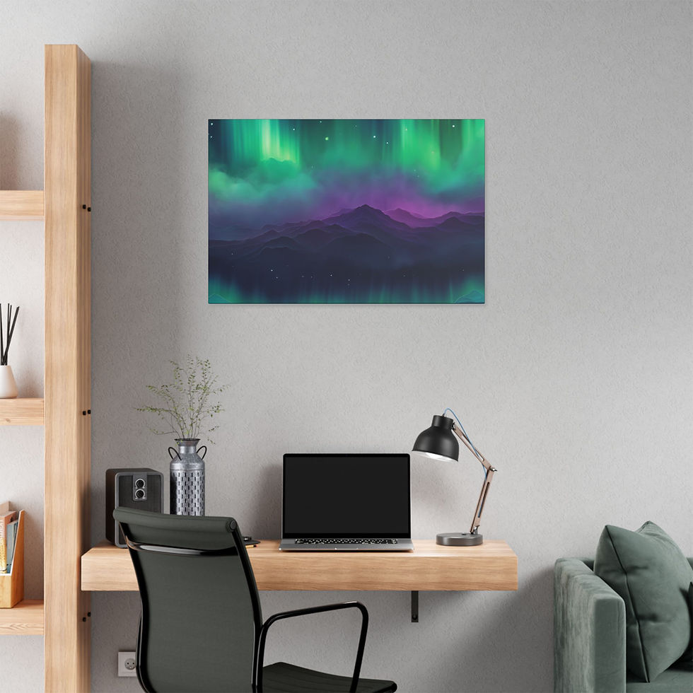 Mystic Peaks Canvas