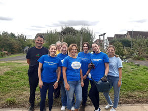 Amazing help from the Zurich Insurance Group Volunteers!