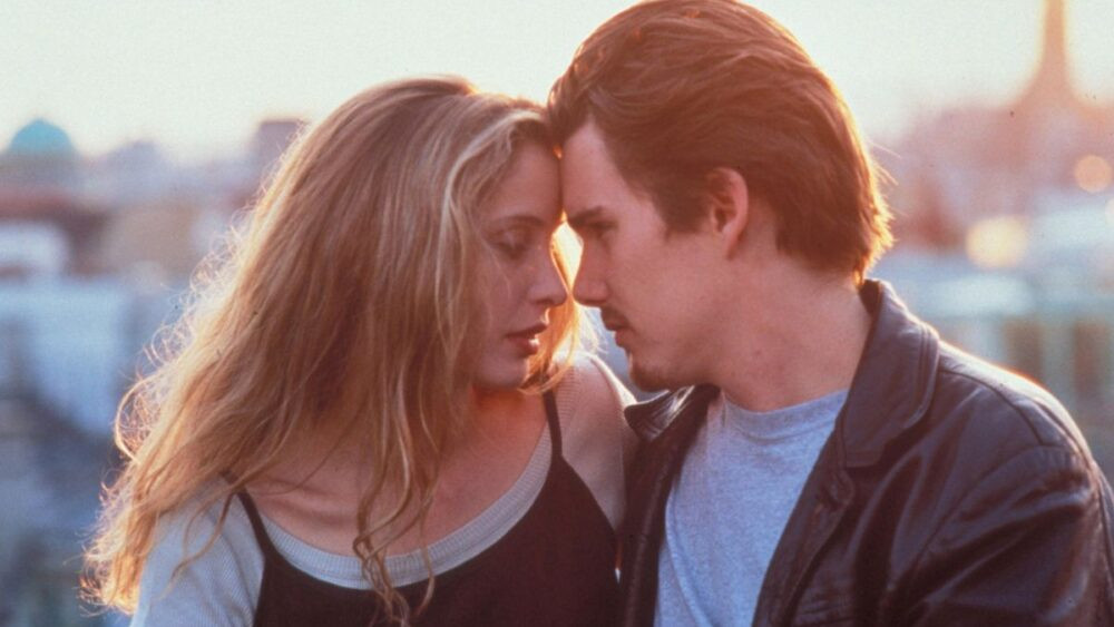 Still uit 'Before sunrise' van Richard Linklater