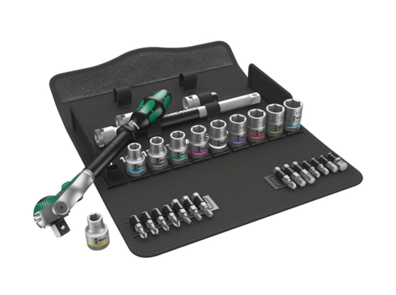 Wera 8100 SC 6 Zyklop Speed Steckschlüsselsatz metrisch 1/2" (12.5 mm) 28teilig